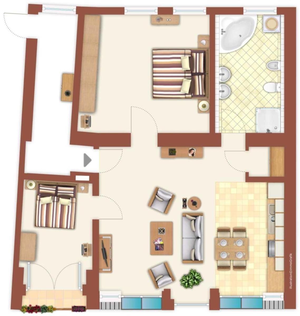 Haus Drei Schwestern, Bernstein Ρόστοκ Εξωτερικό φωτογραφία